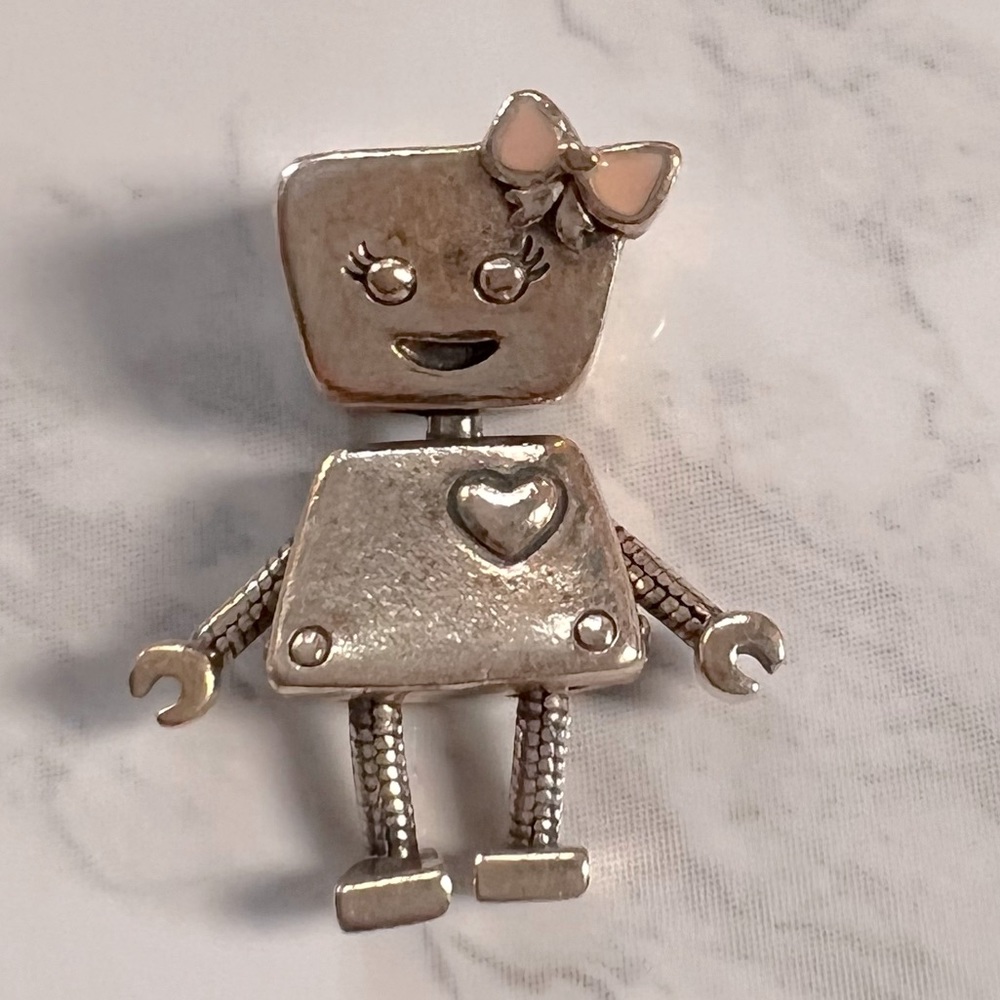 Pandora charm - Bella bot - sterling silver
